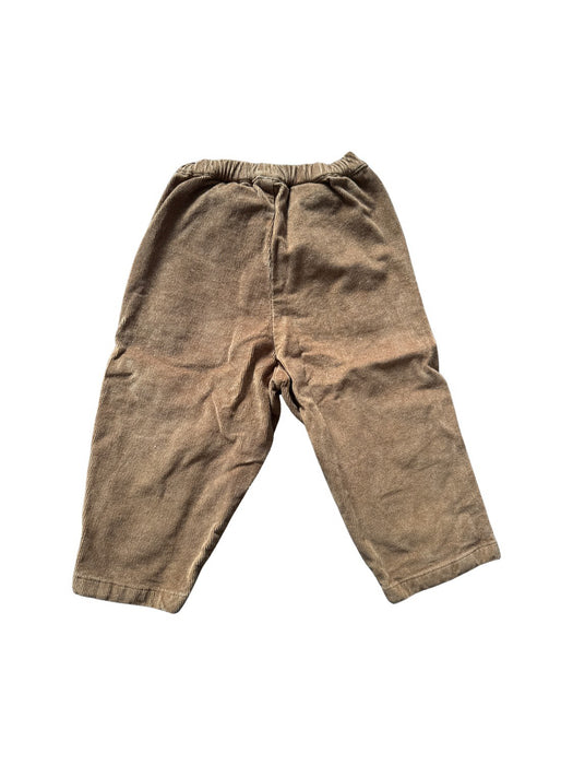 A Brown Casual Pants from Petit Bateau in size 2T for boy. (Back View)