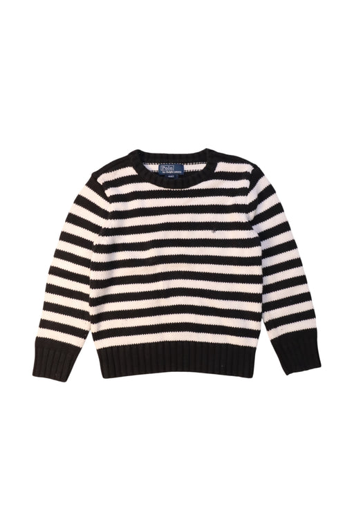 A Black Knit Sweaters from Polo Ralph Lauren in size 4T for boy. (Front View)