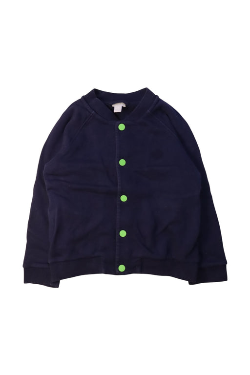 A Navy Buttoned Sweatshirts from COS in size 4T for neutral. (Front View)