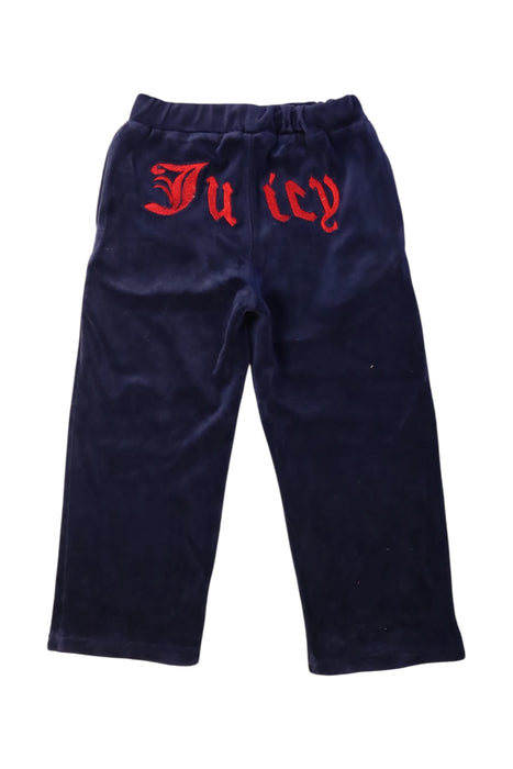 A Navy Casual Pants from Juicy Couture in size 6T for girl. (Back View)