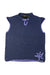 A Navy Sleeveless Tops from Shanghai Tang in size 4T for girl. (Front View)