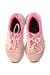 A Pink Sneakers from ASICS in size 7Y for girl. (Back View)