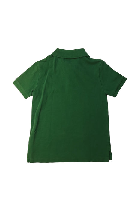 A Green Short Sleeve Polos from Polo Ralph Lauren in size 7Y for girl. (Back View)