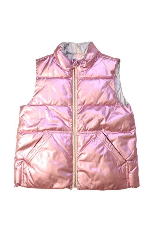 A Pink Outerwear Vests from Crewcuts in size 6T for girl. (Front View)