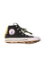 A Black Sneakers from Converse in size 7Y for girl. (Front View)