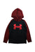 A Black Hooded Sweatshirts from Under Armour in size 10Y for boy. (Front View)