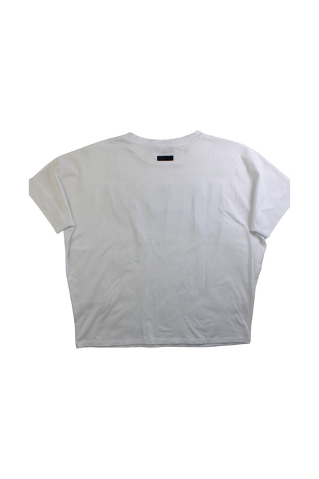 A White Short Sleeve T Shirts from DKNY in size 12Y for girl. (Back View)