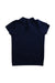 A Navy Short Sleeve Shirts from Shanghai Tang in size 2T for girl. (Back View)