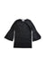A Black Long Sleeve Tops from Milly Minis in size 4T for girl. (Front View)