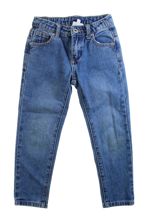 A Blue Jeans from Seed in size 4T for girl. (Front View)