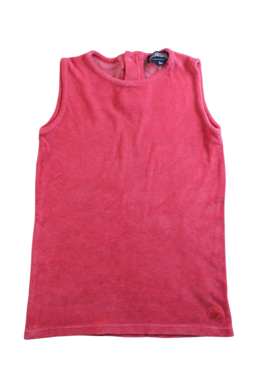 A Red Cover Ups from Vilebrequin in size 4T for girl. (Front View)
