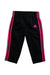 A Black Active Pants from Adidas in size 12-18M for girl. (Front View)