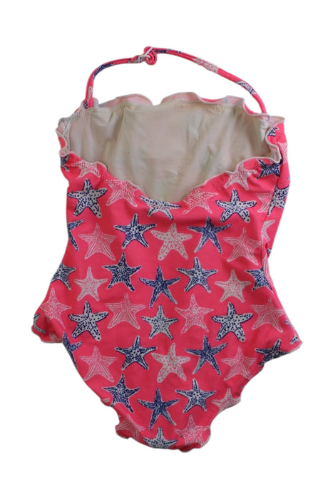 A Pink Swimsuits from Sunuva in size 2T for girl. (Back View)