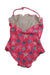 A Pink Swimsuits from Sunuva in size 2T for girl. (Back View)