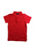 A Red Short Sleeve Polos from Shanghai Tang in size 4T for girl. (Front View)