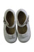 A White Dress Shoes from Hampton Classics in size 4T for girl. (Back View)