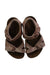 A Metallic Sandals from Birkenstock in size 4T for girl. (Back View)