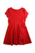A Red Short Sleeve Dresses from Polo Ralph Lauren in size 7Y for girl. (Back View)
