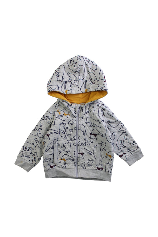 A Multicolour Zippered Sweatshirts from Petit Bateau in size 6-12M for boy. (Front View)