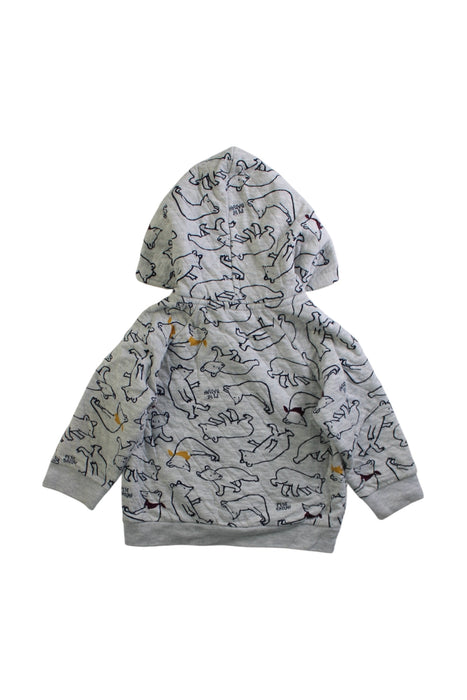 A Multicolour Zippered Sweatshirts from Petit Bateau in size 6-12M for boy. (Back View)