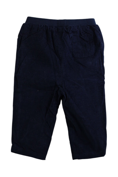 A Navy Casual Pants from The Little White Company in size 6-12M for boy. (Back View)