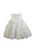 A Ivory Sleeveless Dresses from Mamas & Papas in size 6-12M for girl. (Front View)