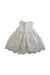 A Ivory Sleeveless Dresses from Mamas & Papas in size 6-12M for girl. (Back View)