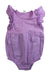A Purple Sleeveless Rompers from Seed in size 18-24M for girl. (Front View)