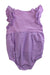 A Purple Sleeveless Rompers from Seed in size 18-24M for girl. (Back View)