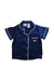 A Navy Pyjama Sets from Peter Alexander in size 12-18M for girl. (Front View)