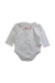 A White Long Sleeve Bodysuits from Jojo Maman Bébé in size 3-6M for girl. (Front View)