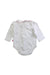 A White Long Sleeve Bodysuits from Jojo Maman Bébé in size 3-6M for girl. (Back View)