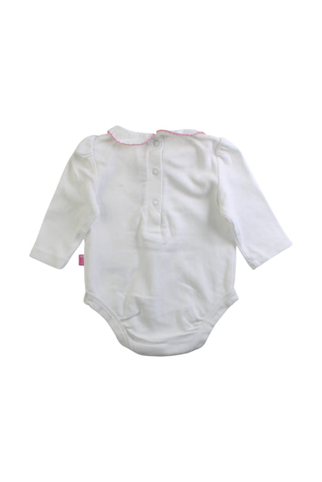 A White Long Sleeve Bodysuits from Jojo Maman Bébé in size 3-6M for girl. (Back View)