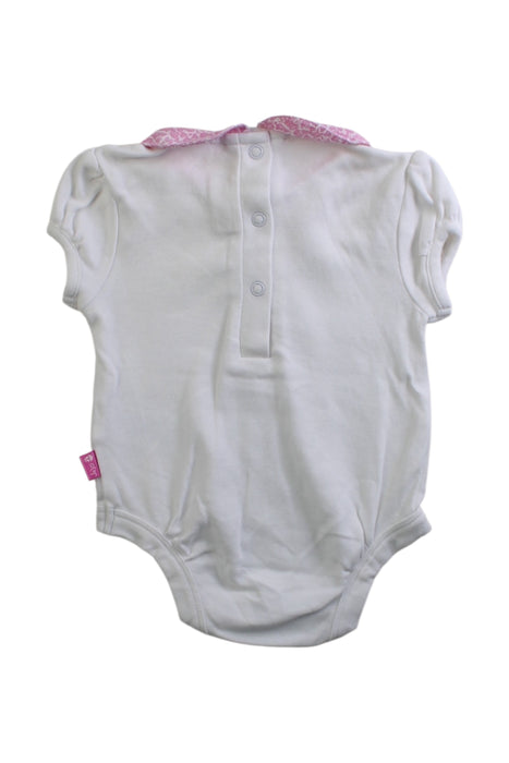 A White Sleeveless Bodysuits from Jojo Maman Bébé in size 3-6M for girl. (Back View)