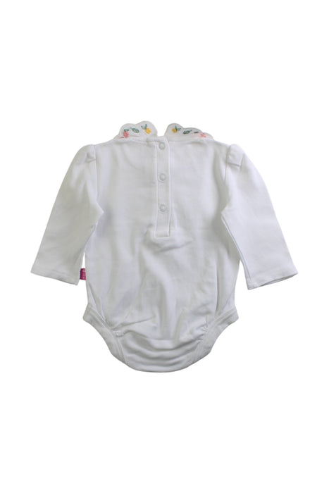 A White Long Sleeve Bodysuits from Jojo Maman Bébé in size 3-6M for girl. (Back View)