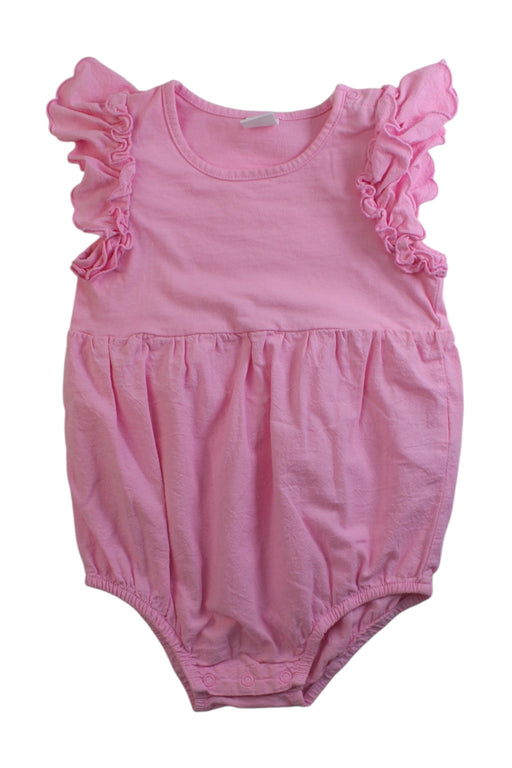 A Pink Sleeveless Rompers from Seed in size 18-24M for girl. (Front View)