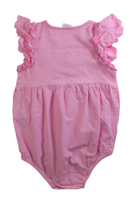 A Pink Sleeveless Rompers from Seed in size 18-24M for girl. (Back View)