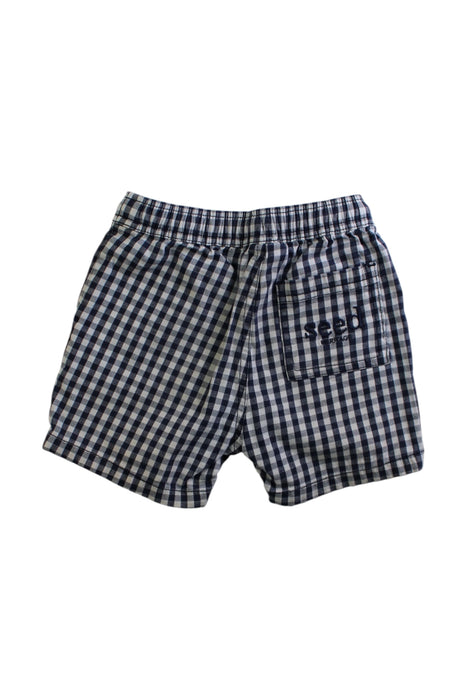 A Blue Shorts from Seed in size 3T for boy. (Back View)