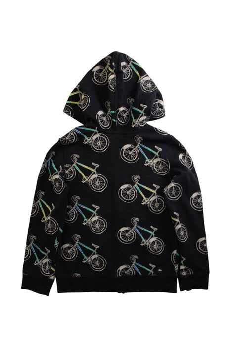 A Black Zippered Sweatshirts from Tea in size 6T for boy. (Back View)