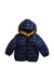 A Navy Puffer/Quilted Jackets from Tommy Hilfiger in size 12-18M for boy. (Front View)