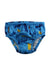 A Blue Swim Diapers from Charlie Banana in size 18-24M for boy. (Front View)