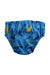 A Blue Swim Diapers from Charlie Banana in size 18-24M for boy. (Back View)