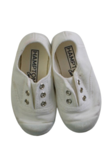 A White Sneakers from Hampton Classics in size 18-24M for boy. (Back View)
