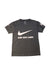A Grey Short Sleeve T Shirts from Nike in size 5T for girl. (Front View)