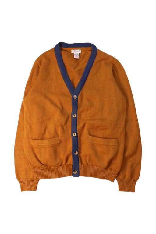 A Orange Cardigans from Cyrillus in size 8Y for girl. (Front View)