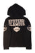 A Black Hooded Sweatshirts from Hysteric Mini in size 7Y for girl. (Back View)