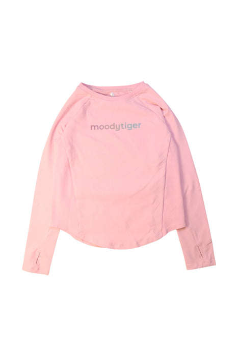 A Pink Rash Guards from Moody Tiger in size 6T for girl. (Front View)
