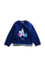 A Navy Crewneck Sweatshirts from Petit Bateau in size 3T for boy. (Front View)