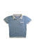 A Blue Short Sleeve Polos from Bonpoint in size 6T for girl. (Front View)
