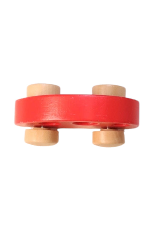 A Red Wooden Toys from Hape in size O/S for neutral. (Front View)
